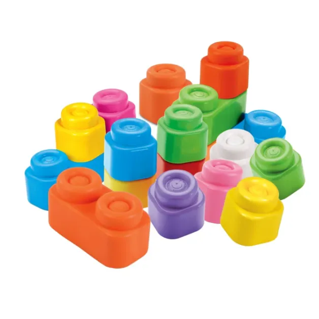 Clemmy spalvingas 40 minkštų blokelių rinkinys Clementoni 17878 Kūdikiams