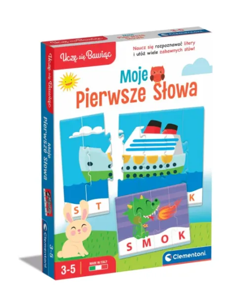 Edukacinis žaidimasMano pirmieji žodžiai, lenkų kalbos Clementoni 50770