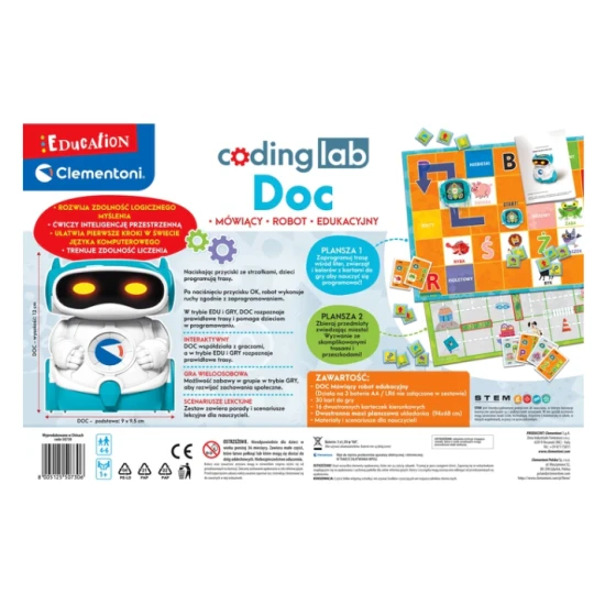 DOC Mokomasis robotas vaikams lenkų kalba Žaisliniai robotai