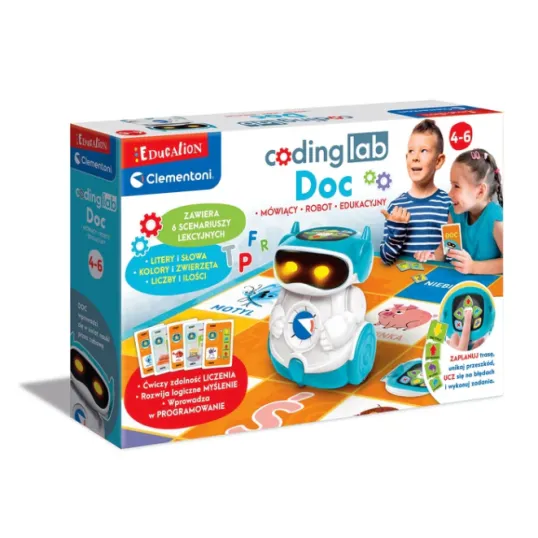 DOC Mokomasis robotas vaikams lenkų kalba Žaisliniai robotai