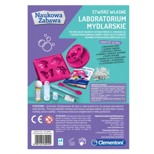 Muilo laboratorijos rinkinys lenkų kalba Clementoni 60949