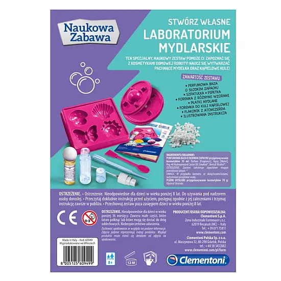 Muilo laboratorijos rinkinys lenkų kalba Clementoni 60949