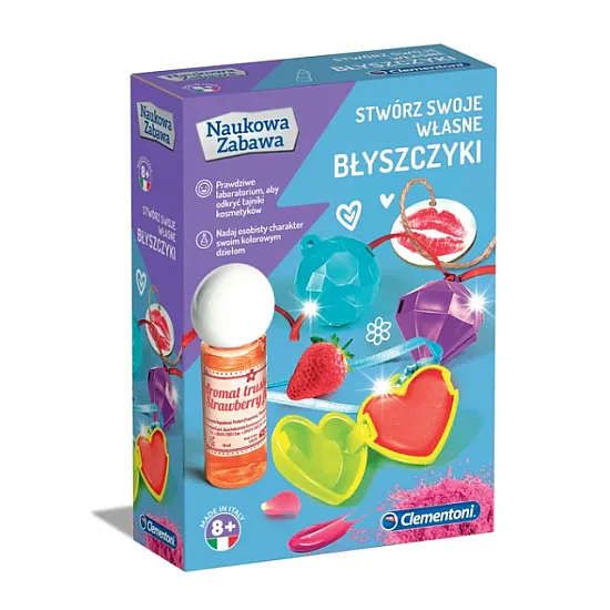Mokslinis žaidimas lūpų balzamo laboratorijos rinkinys Clementoni 50066