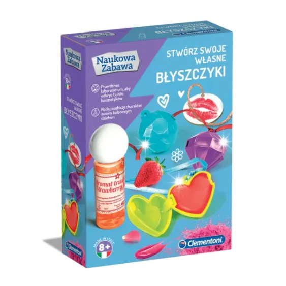 Mokslinis žaidimas lūpų balzamo laboratorijos rinkinys Clementoni 50066
