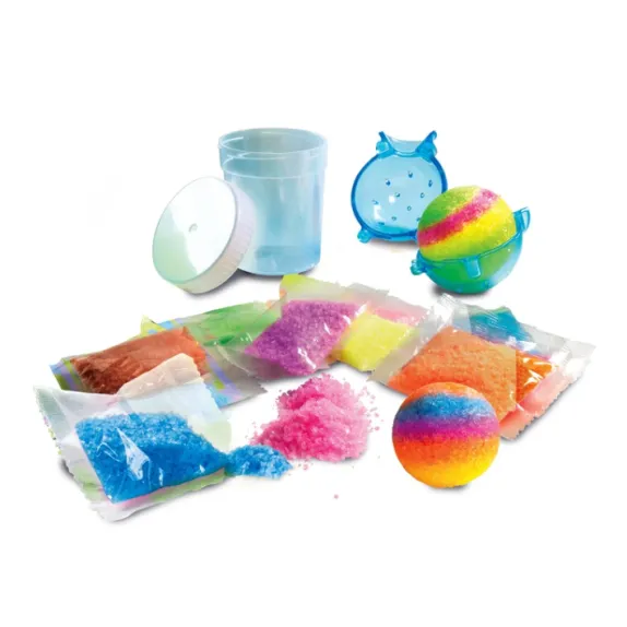 Mokslinis žaidimas mini laboratorija Crazy Glitter Balls Clementoni 50702
