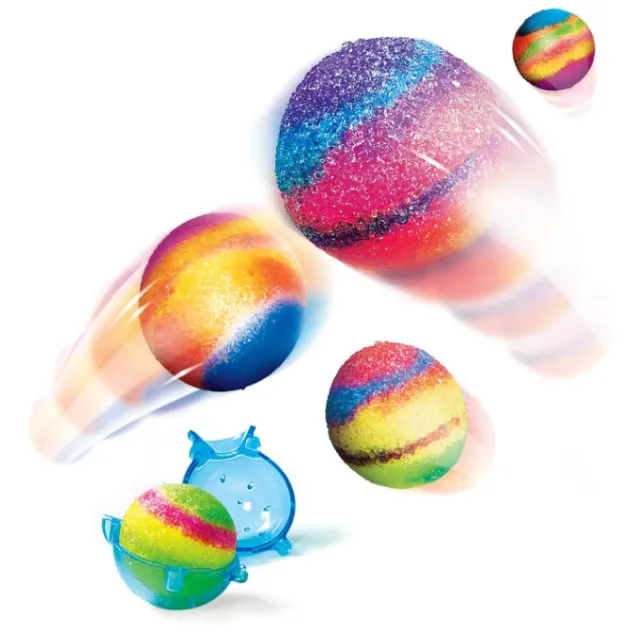 Mokslinis žaidimas mini laboratorija Crazy Glitter Balls Clementoni 50702
