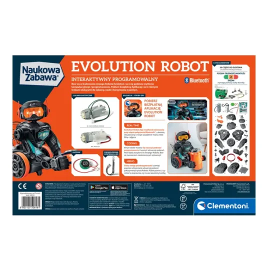 Mokslo ir žaidimų rinkinys lenkų kalba Žaisliniai robotai