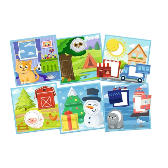 Edukacinis žaidimas Spalvos ir formos ABC mažiesiems  02904 Stalo ir sporto žaidimai