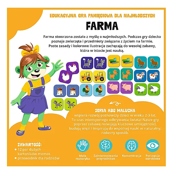 Edukacinis žaidimas mažyliams Ferma Stalo ir sporto žaidimai