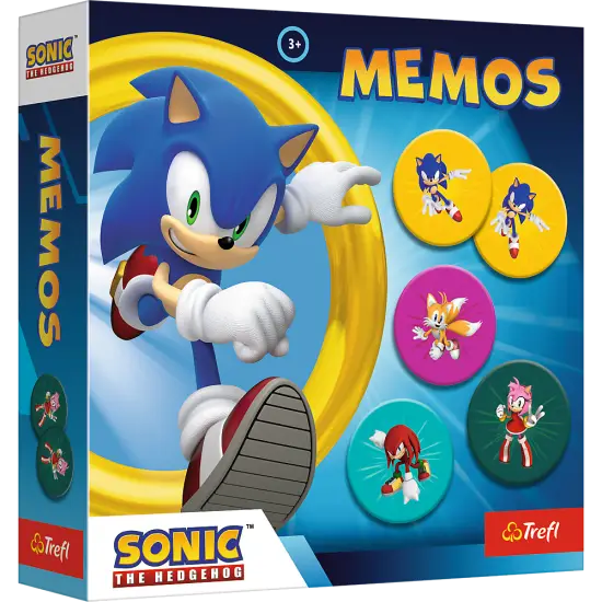 Vaikų atminties žaidimas Memos Sonic The Hedgehog Trefl 02897 Stalo ir sporto žaidimai