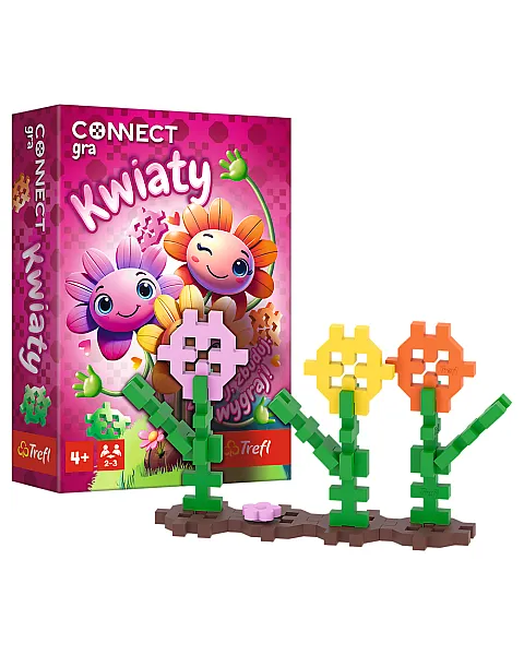 Vaikiškas žaidimas Connect Flowers Trefl 02887