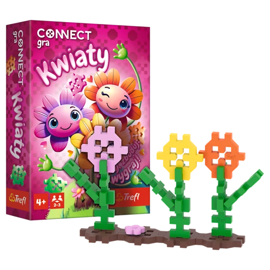 Vaikiškas žaidimas Connect Flowers Trefl 02887 Stalo ir sporto žaidimai