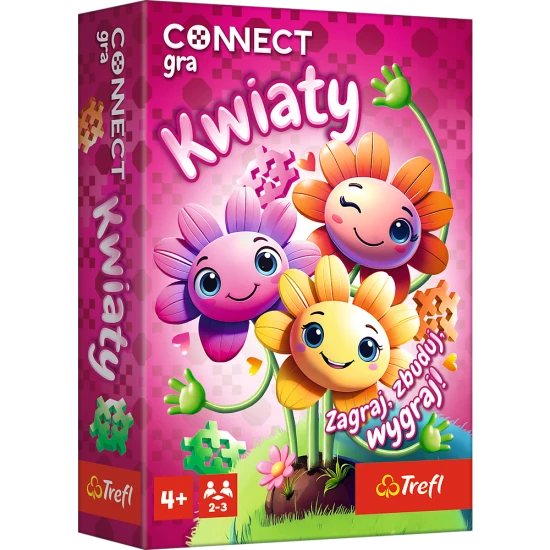 Vaikiškas žaidimas Connect Flowers Trefl 02887 Stalo ir sporto žaidimai