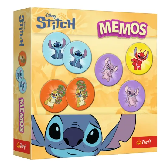 Atminties žaidimas vaikams Memos Lilo and Stitch Stalo ir sporto žaidimai