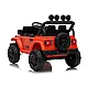 Vaikiškas oranžinis akumuliatorinis visureigis Jeep Rubicon DK-JWR558