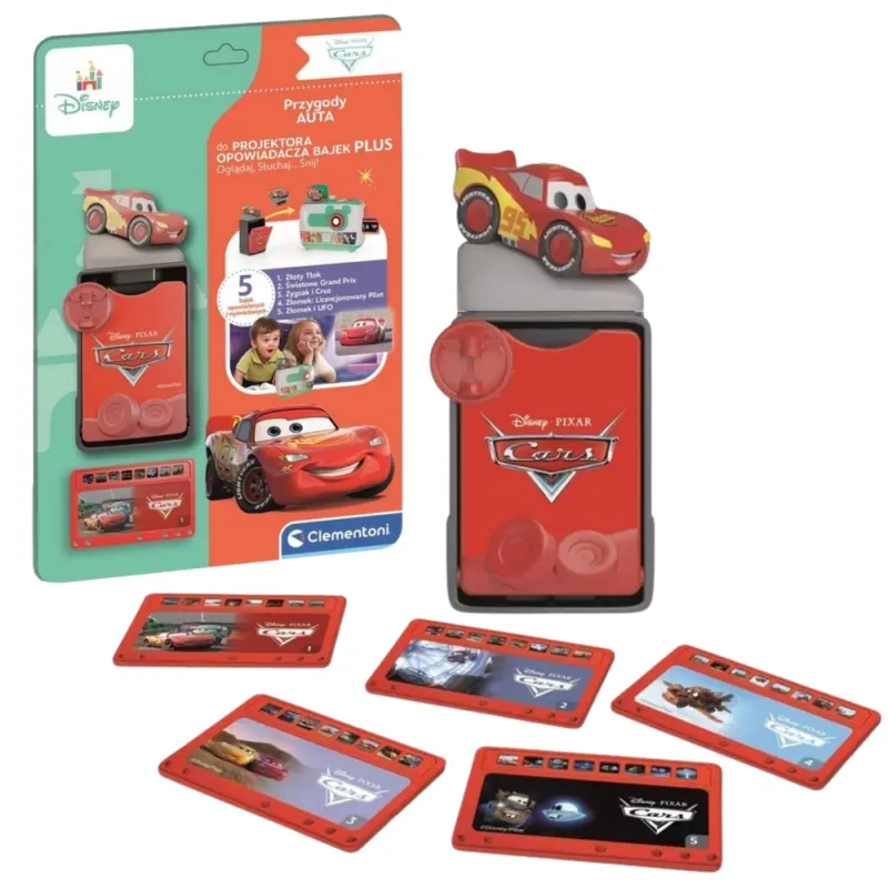 DISNEY PLUS pasakos su projektoriumi Automobiliai lenkų kalba