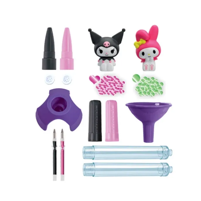 Mini rašiklių gaminimo rinkinys Hello Kitty ir draugai Clementoni 18431