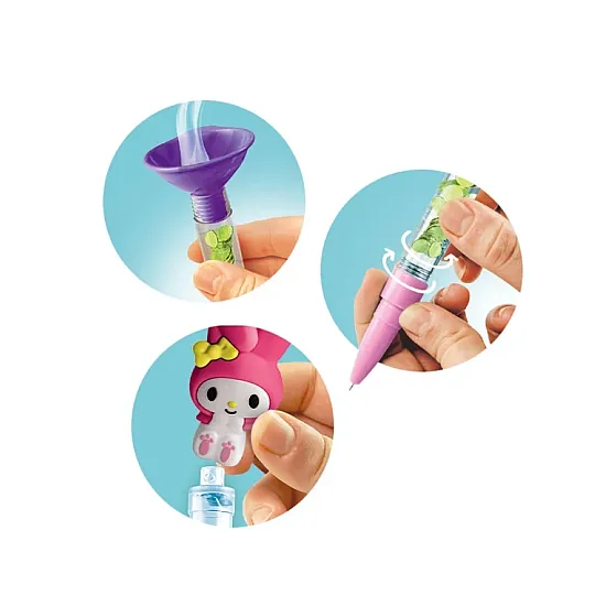 Mini rašiklių gaminimo rinkinys Hello Kitty ir draugai Clementoni 18431
