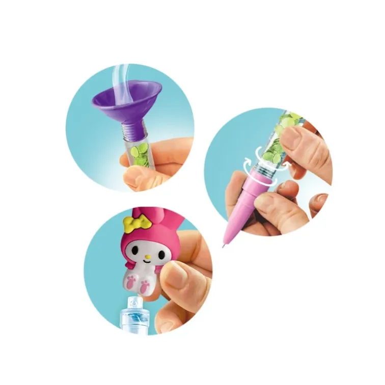 Mini rašiklių gaminimo rinkinys Hello Kitty ir draugai Clementoni 18431