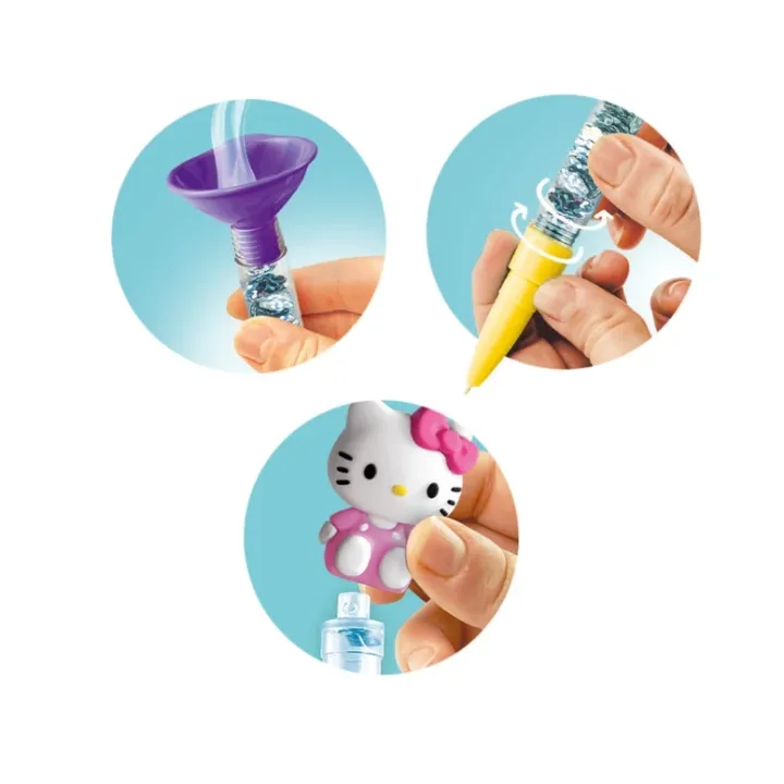 Mini rašiklių gaminimo rinkinys Hello Kitty Clementoni 18433