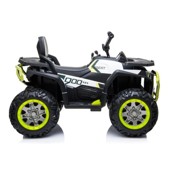 Baltas elektrinis keturratis XMX607 Elektrinės mašinėlės vaikams