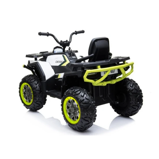 Baltas elektrinis keturratis XMX607 Elektrinės mašinėlės vaikams