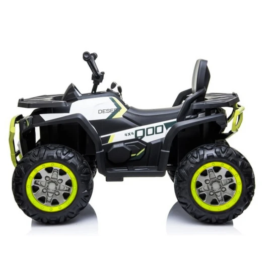 Baltas elektrinis keturratis XMX607 Elektrinės mašinėlės vaikams