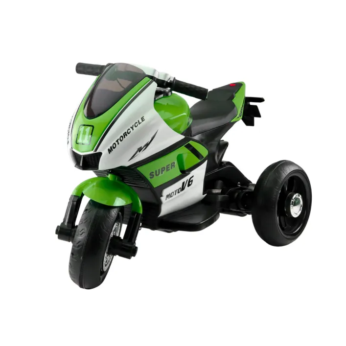 Žalias motociklas HT-5188 Žaisliniai motociklai