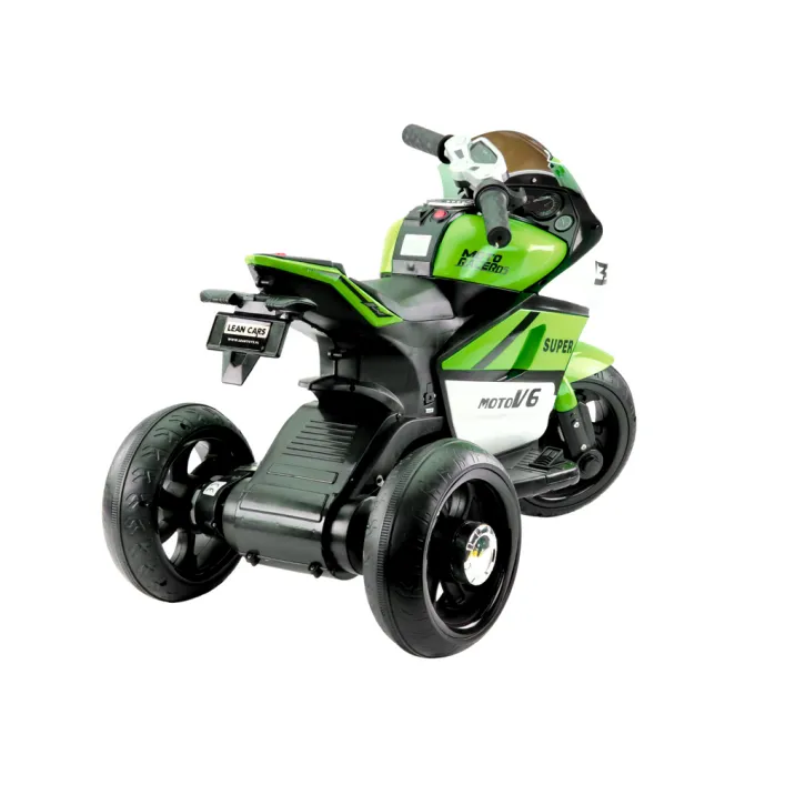 Žalias motociklas HT-5188 Žaisliniai motociklai