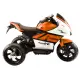 Oranžinis motociklas HT-5188 Žaisliniai motociklai