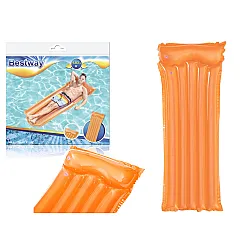Plaukimo pripučiamas oranžinis čiužinys 183 x 76 cm Bestway 44013