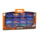 A set of cars with springs in a metal suitcase, 16 pieces Žaisliniai automobiliai