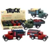 Aluminum delivery car with opening doors, lights and sounds Žaisliniai automobiliai