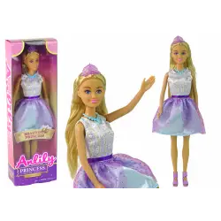 Anlily pricesės lėlė su violetine suknele