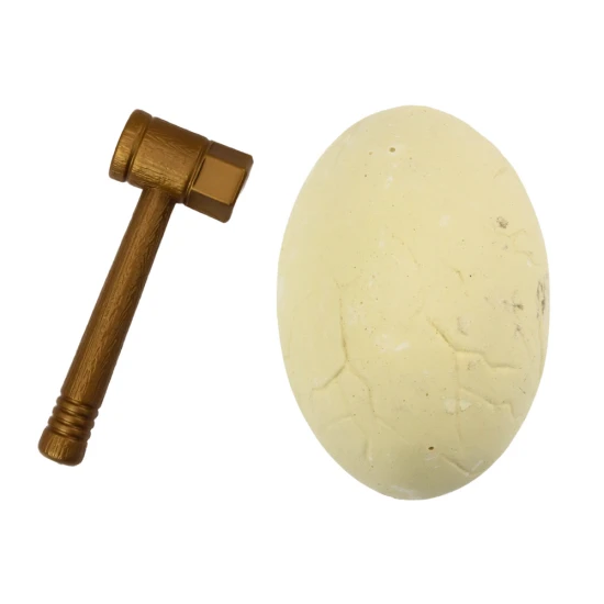 Archeologų rinkinys su dinozaurų kiaušiniu ir kasinėjimui skirti įrankiai Dinozaurai