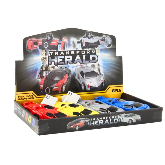 Auto Robot 2in1 Transformation Sports Car Drive Žaisliniai automobiliai