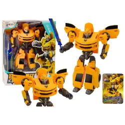 Geltonas automobilis robotas