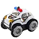 Police Car Rollover Obstacle Sensor 360° Lights Sounds White Žaisliniai automobiliai