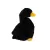 Musta pehmohanhi maskotti Cuddly Plush Plush Plush Duck 30cm