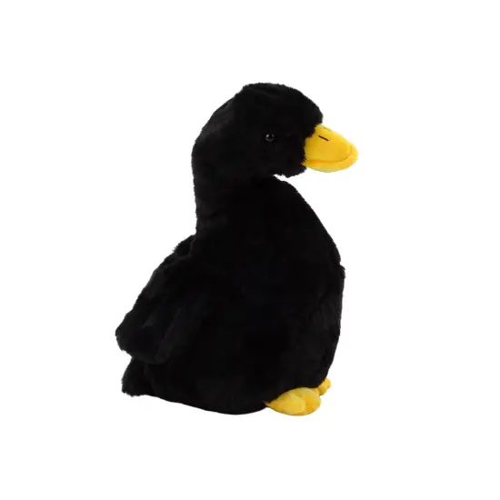 Black Plush Goose Mascot Cuddly Plush Duck 30cm Pliušiniai žaislai
