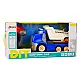 Blue Cartoon Turning Tipper DIY Truck Darbo įrankiai