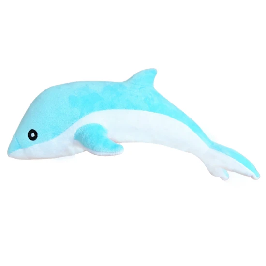 Blue dolphin plush mascot 30 cm Pliušiniai žaislai