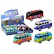Camper Bus 1:32 Metal Lights Sounds Drive Opening Doors Žaisliniai automobiliai