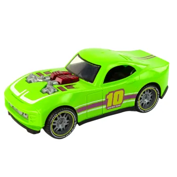 Auto 1:14 Roheline sportauto koos helituledega