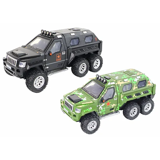 Car Vehicle with Cannon Inside Sound Lights 3 Colors Žaisliniai automobiliai