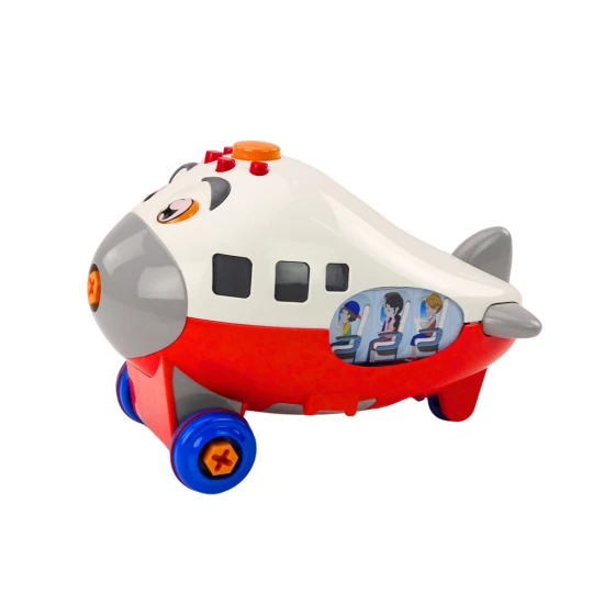 Raudonas sukamas lėktuvas