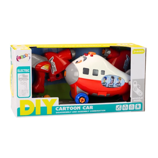 Raudonas sukamas lėktuvas