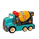 Cartoon Concrete Mixer Truck DIY Turning Turquoise Darba rīki