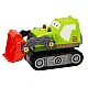 Cartoon Crawler Excavator To Disassemble DIY Green Darba rīki