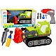 Cartoon Crawler Excavator To Disassemble DIY Green Darba rīki